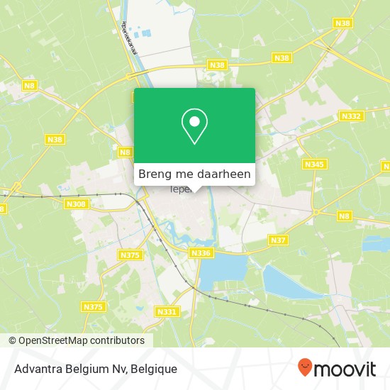 Advantra Belgium Nv kaart