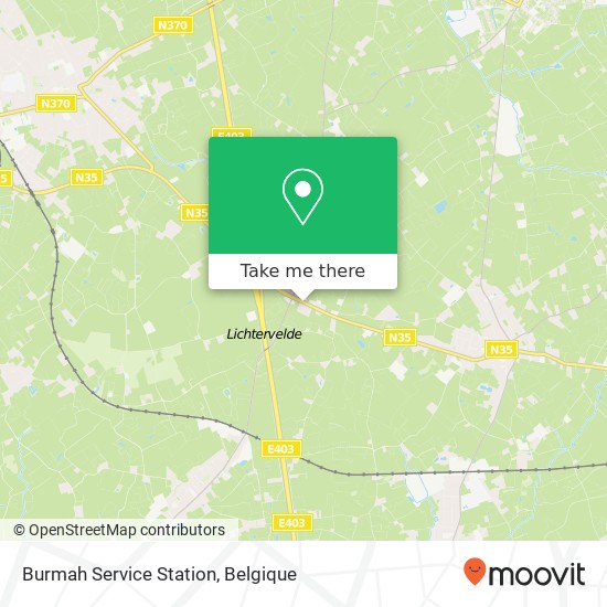 Burmah Service Station kaart
