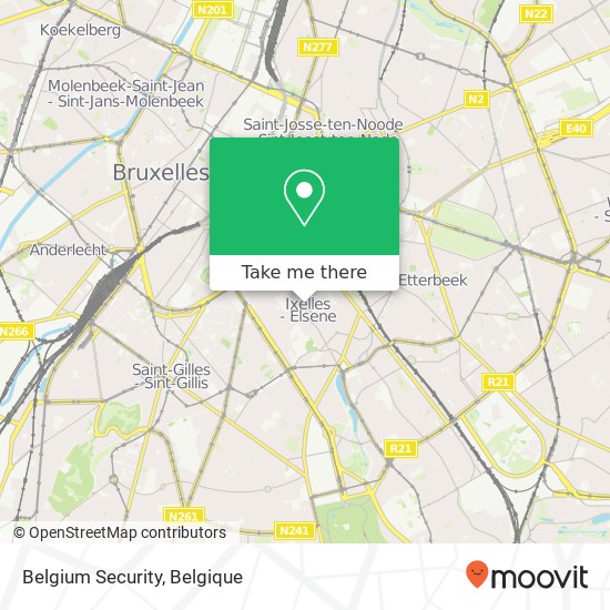 Belgium Security kaart