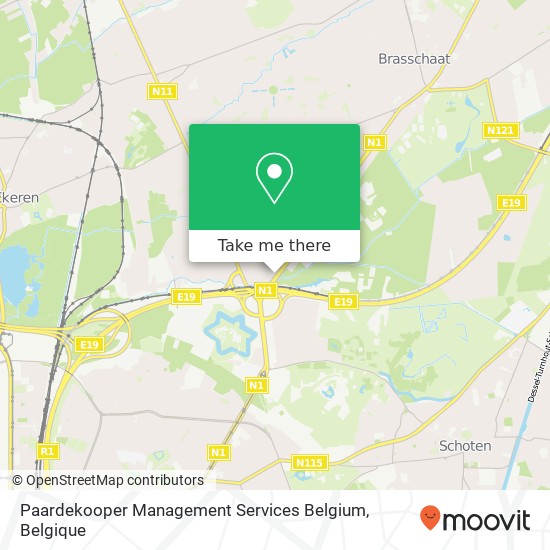 Paardekooper Management Services Belgium kaart