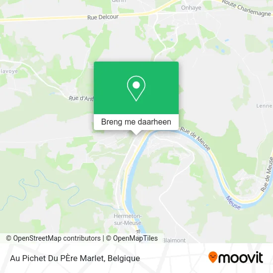 Au Pichet Du PÈre Marlet kaart