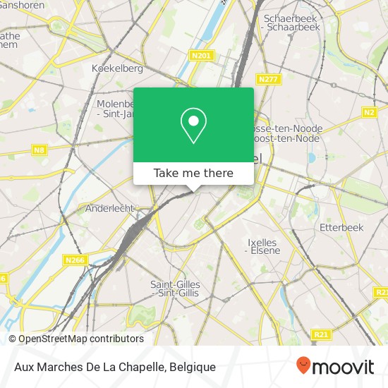Aux Marches De La Chapelle kaart