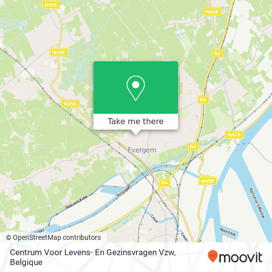 Centrum Voor Levens- En Gezinsvragen Vzw kaart