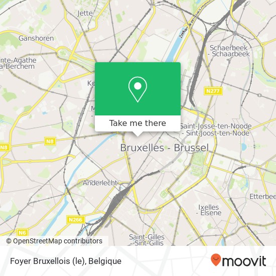 Foyer Bruxellois (le) kaart