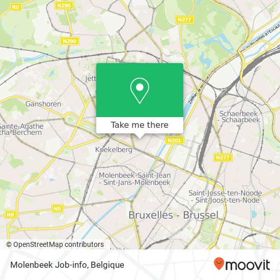 Molenbeek Job-info kaart