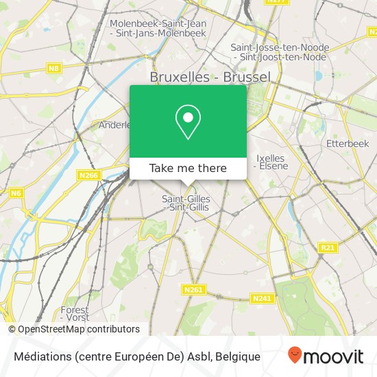 Médiations (centre Européen De) Asbl kaart