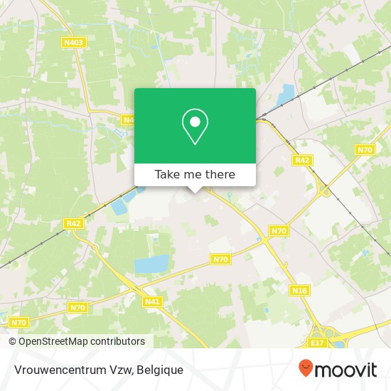 Vrouwencentrum Vzw kaart