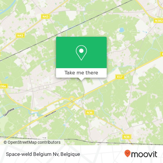 Space-weld Belgium Nv kaart