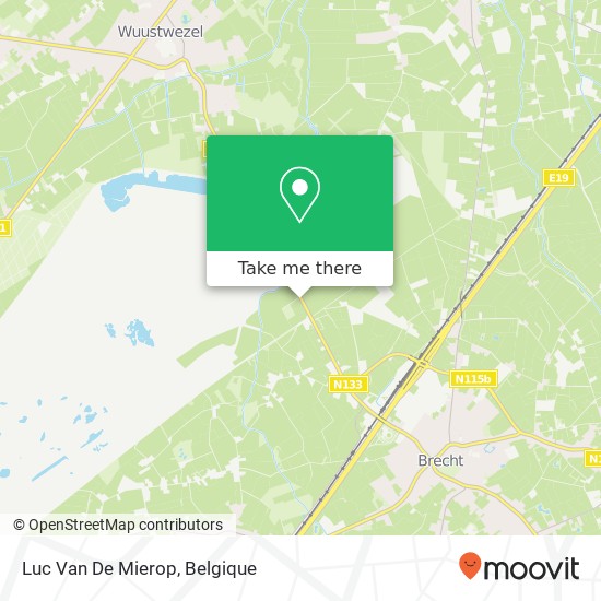 Luc Van De Mierop kaart