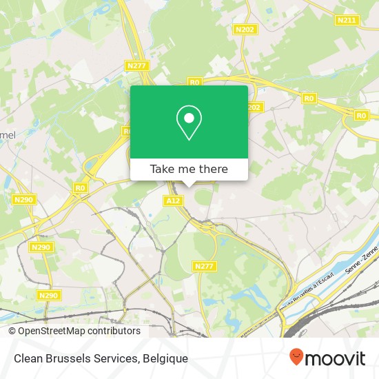 Clean Brussels Services kaart