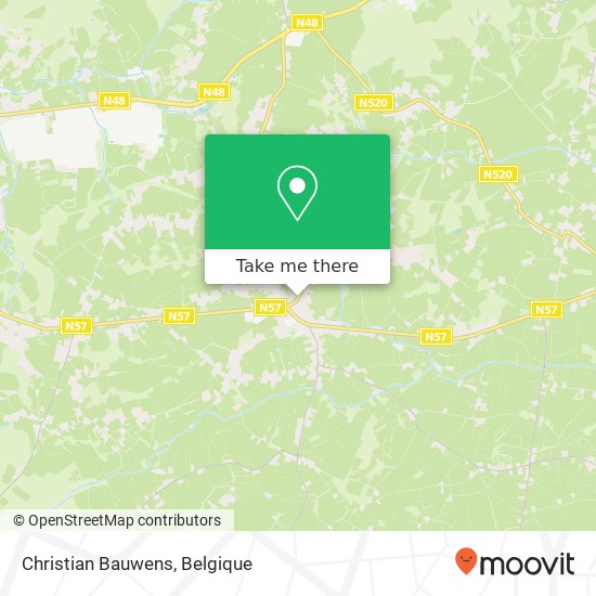 Christian Bauwens kaart