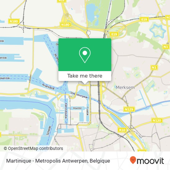 Martinique - Metropolis Antwerpen kaart