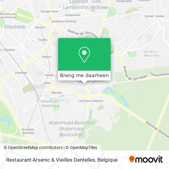 Restaurant Arsenic & Vieilles Dentelles kaart