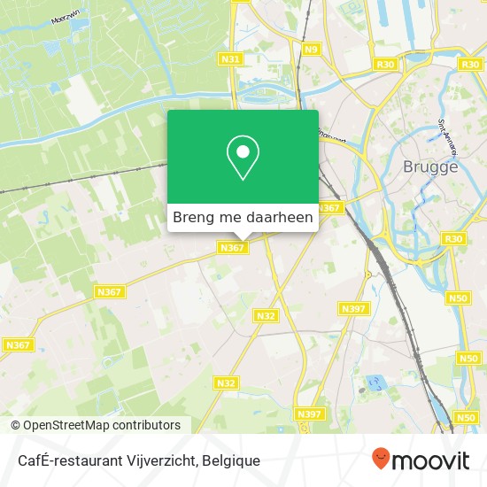 CafÉ-restaurant Vijverzicht kaart