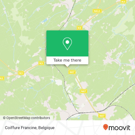 Coiffure Francine kaart