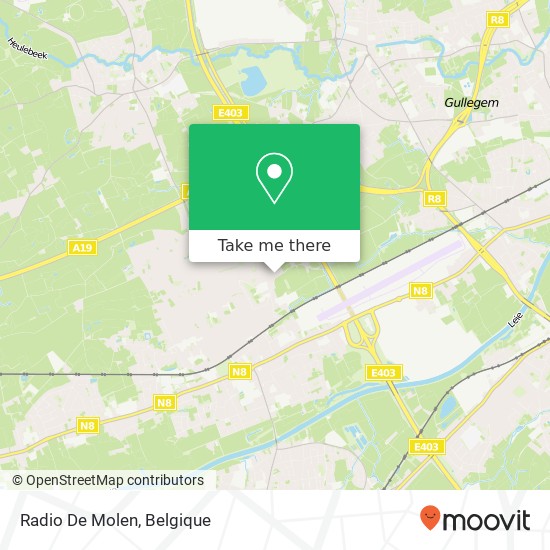 Radio De Molen kaart