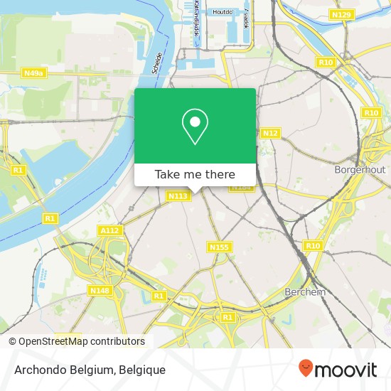Archondo Belgium kaart
