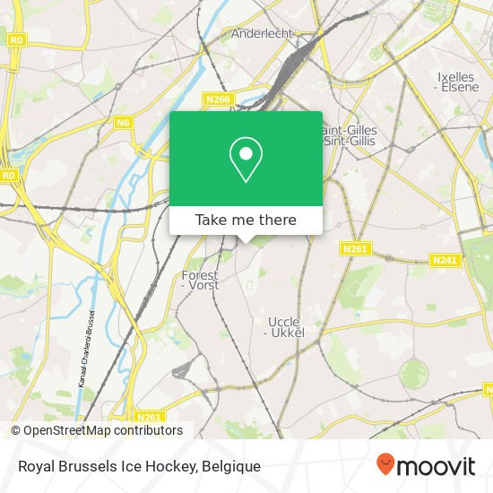 Royal Brussels Ice Hockey kaart