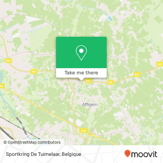 Sportkring De Tuimelaar kaart
