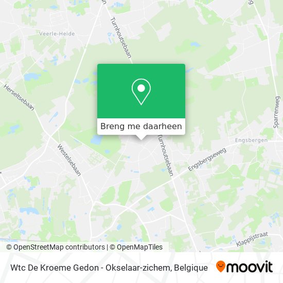 Wtc De Kroeme Gedon - Okselaar-zichem kaart