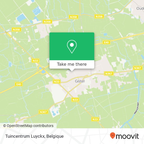 Tuincentrum Luyckx kaart