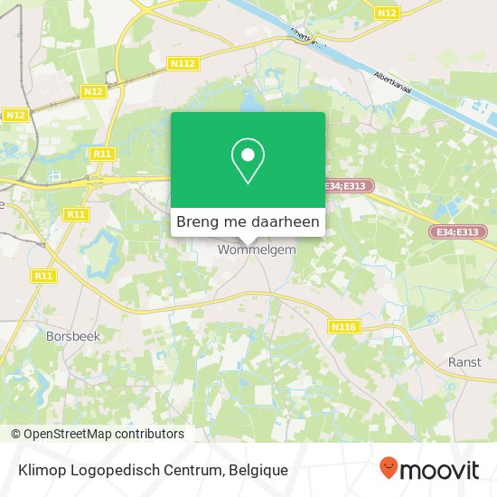 Klimop Logopedisch Centrum kaart