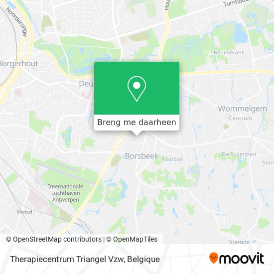 Therapiecentrum Triangel Vzw kaart