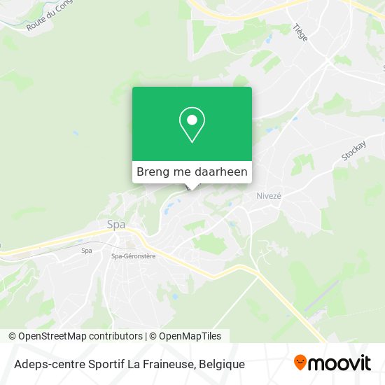Adeps-centre Sportif La Fraineuse kaart