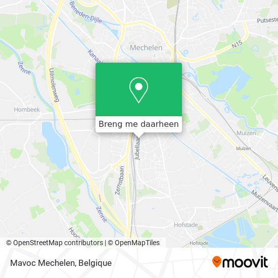 Mavoc Mechelen kaart