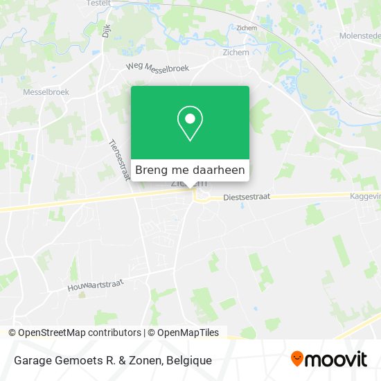 Garage Gemoets R. & Zonen kaart