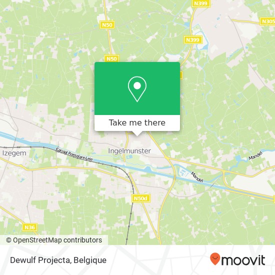 Dewulf Projecta kaart