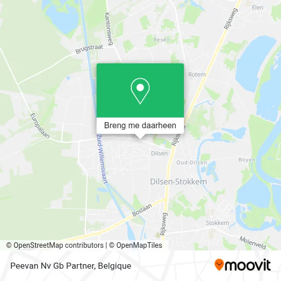 Peevan Nv Gb Partner kaart