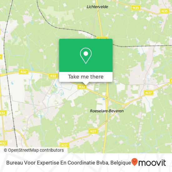 Bureau Voor Expertise En Coordinatie Bvba kaart