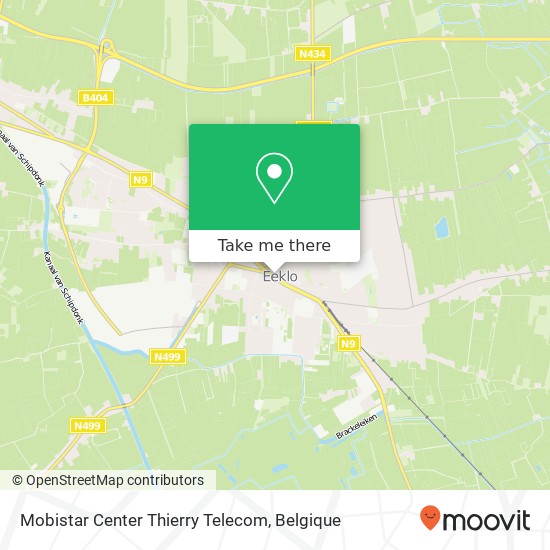 Mobistar Center Thierry Telecom kaart