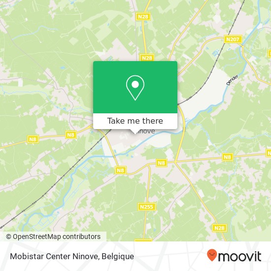 Mobistar Center Ninove kaart