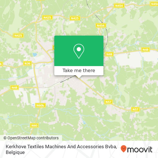 Kerkhove Textiles Machines And Accessories Bvba kaart