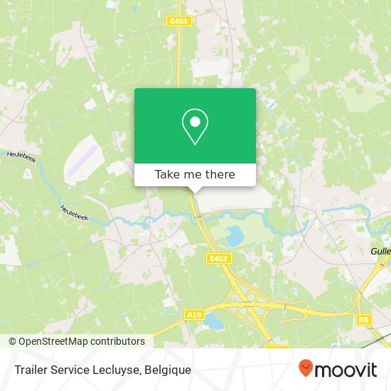 Trailer Service Lecluyse kaart