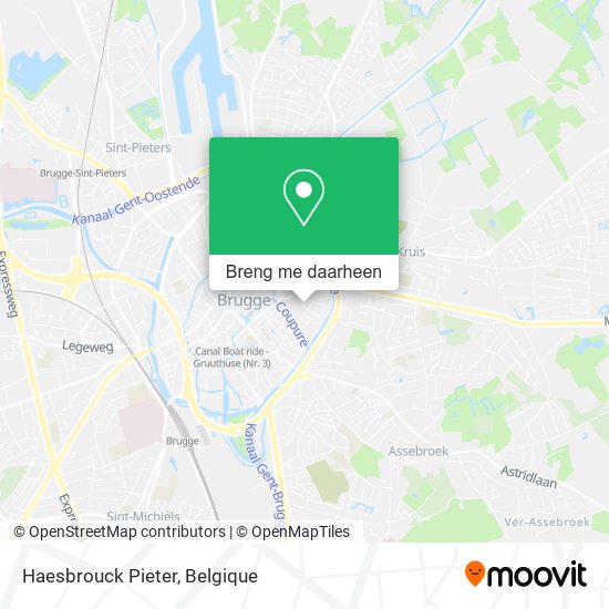 Haesbrouck Pieter kaart