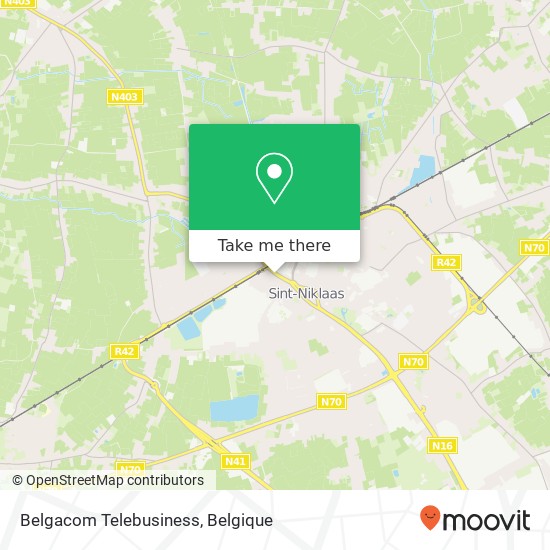 Belgacom Telebusiness kaart