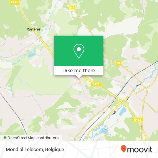 Mondial Telecom kaart