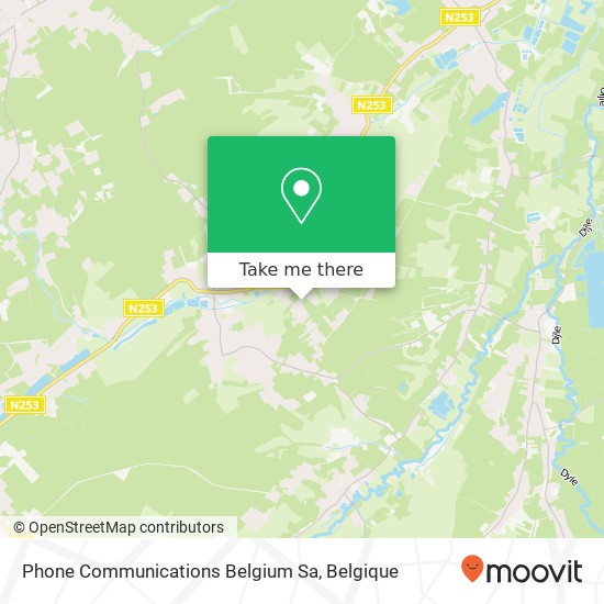 Phone Communications Belgium Sa kaart