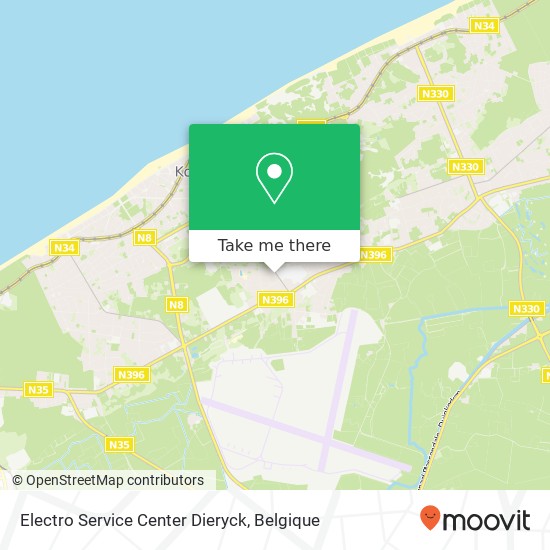 Electro Service Center Dieryck kaart