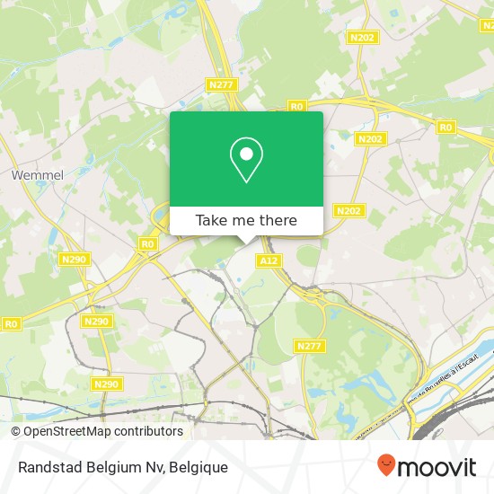 Randstad Belgium Nv kaart