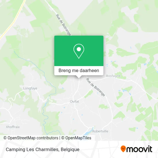 Camping Les Charmilles kaart