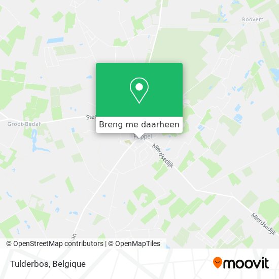 Tulderbos kaart