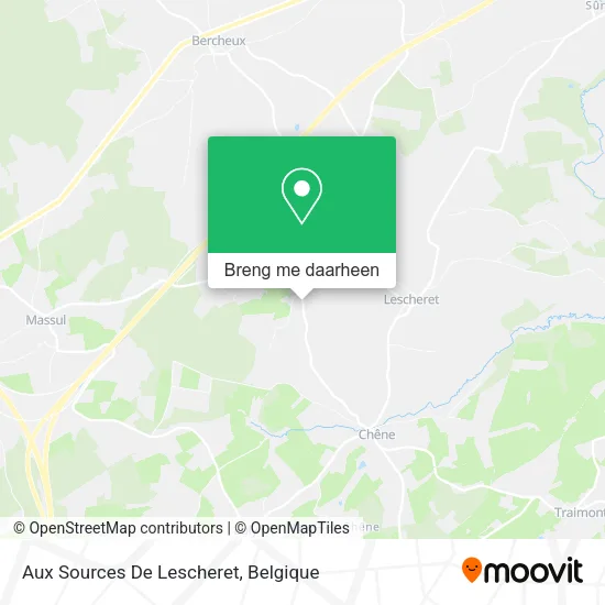 Aux Sources De Lescheret kaart