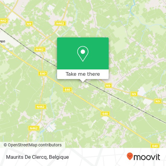 Maurits De Clercq kaart