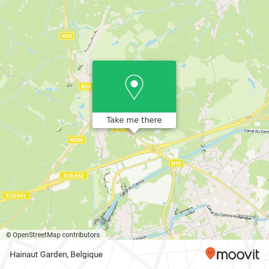 Hainaut Garden kaart