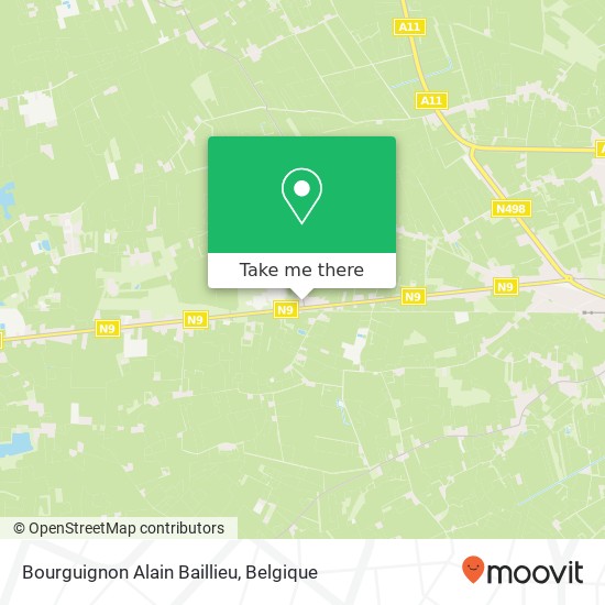 Bourguignon Alain Baillieu kaart