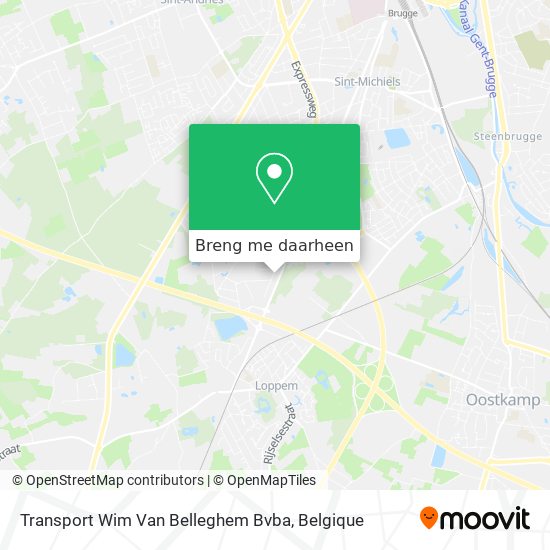Transport Wim Van Belleghem Bvba kaart